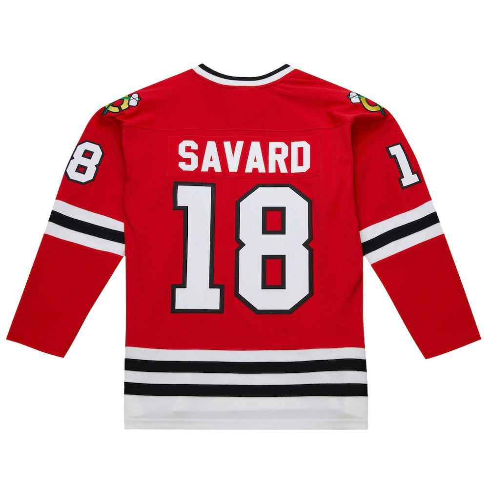 NHL Scarlet Denis Savard Chicago Blackhawks 1980-81 Power Play Jersey