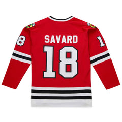 NHL Scarlet Denis Savard Chicago Blackhawks 1980-81 Power Play Jersey