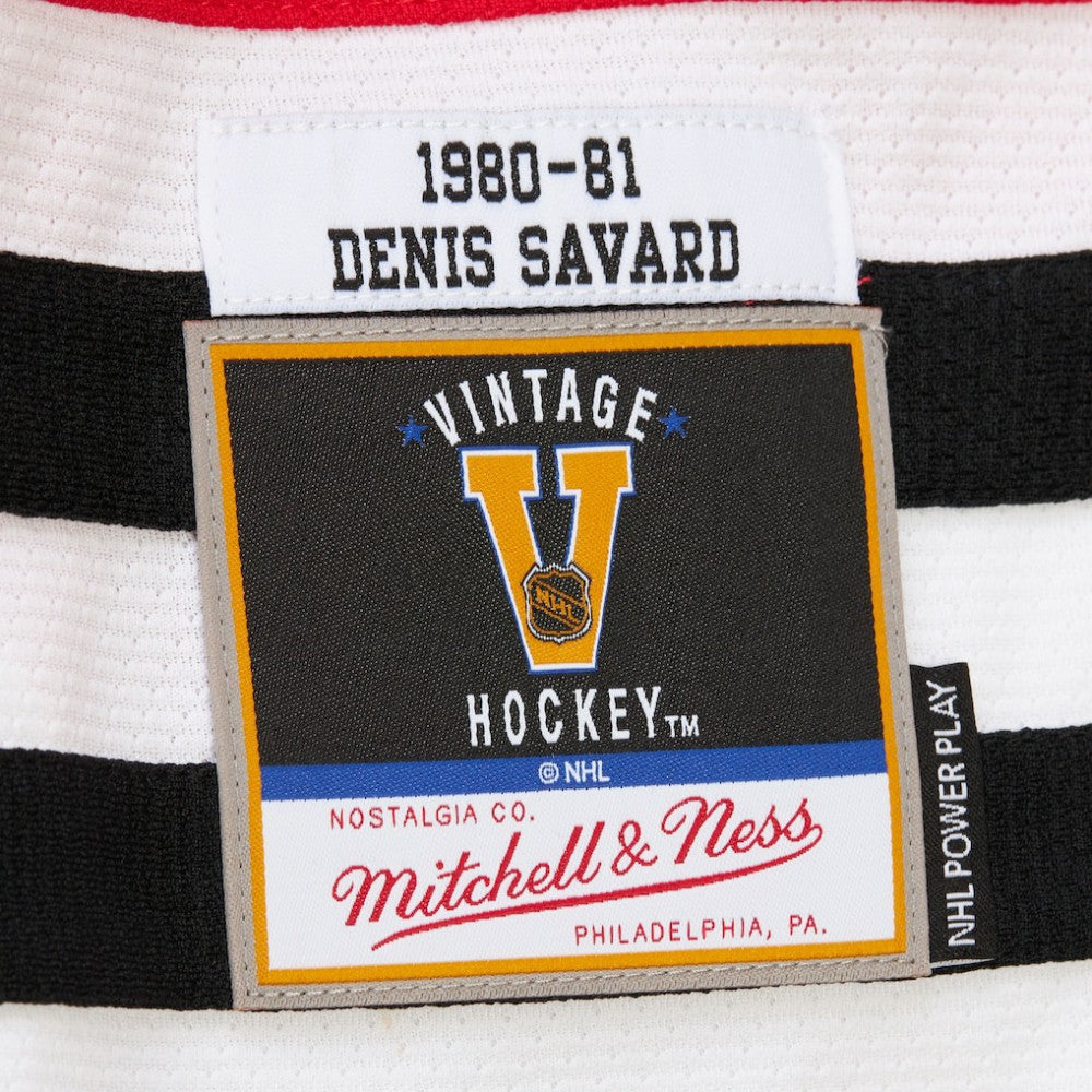 NHL Scarlet Denis Savard Chicago Blackhawks 1980-81 Power Play Jersey