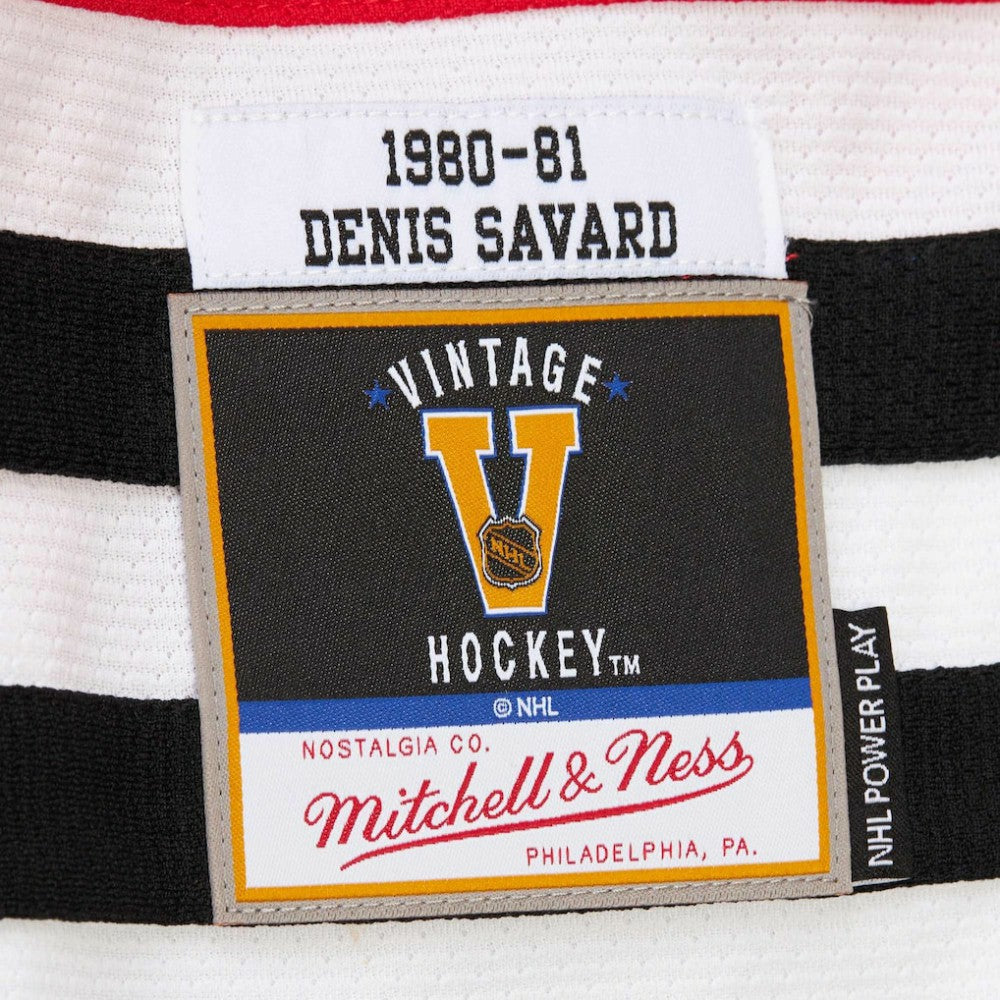 NHL Scarlet Denis Savard Chicago Blackhawks 1980-81 Power Play Jersey