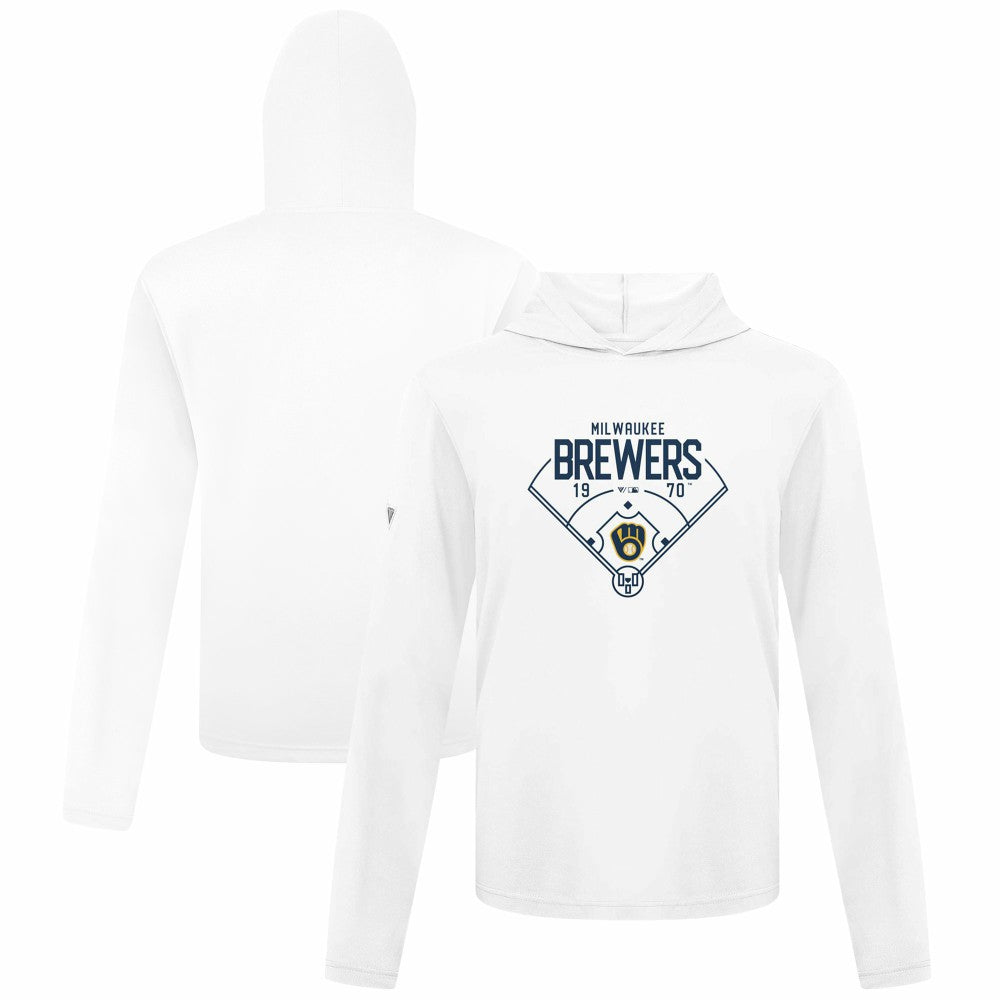 MLB Milwaukee Brewers Levelwear Anthem Home Field Pullover Hoodie