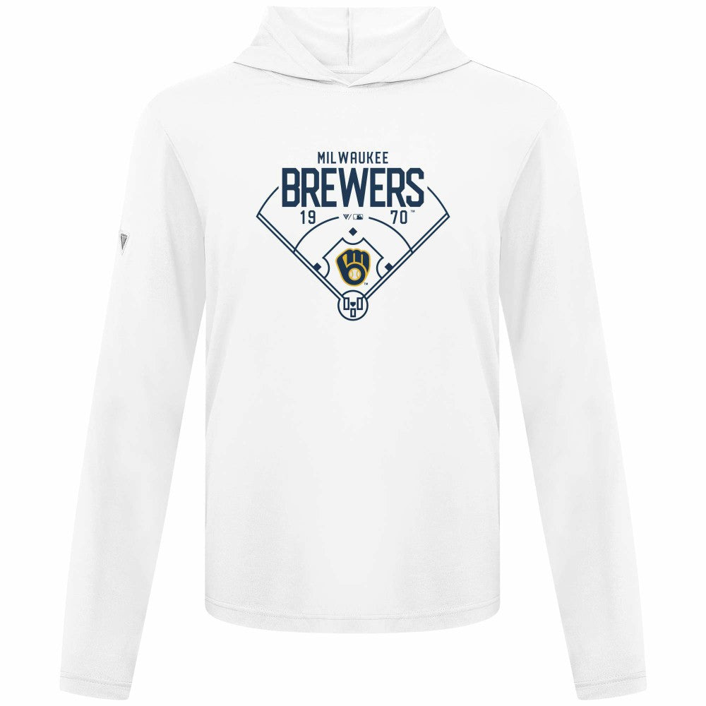 MLB Milwaukee Brewers Levelwear Anthem Home Field Pullover Hoodie