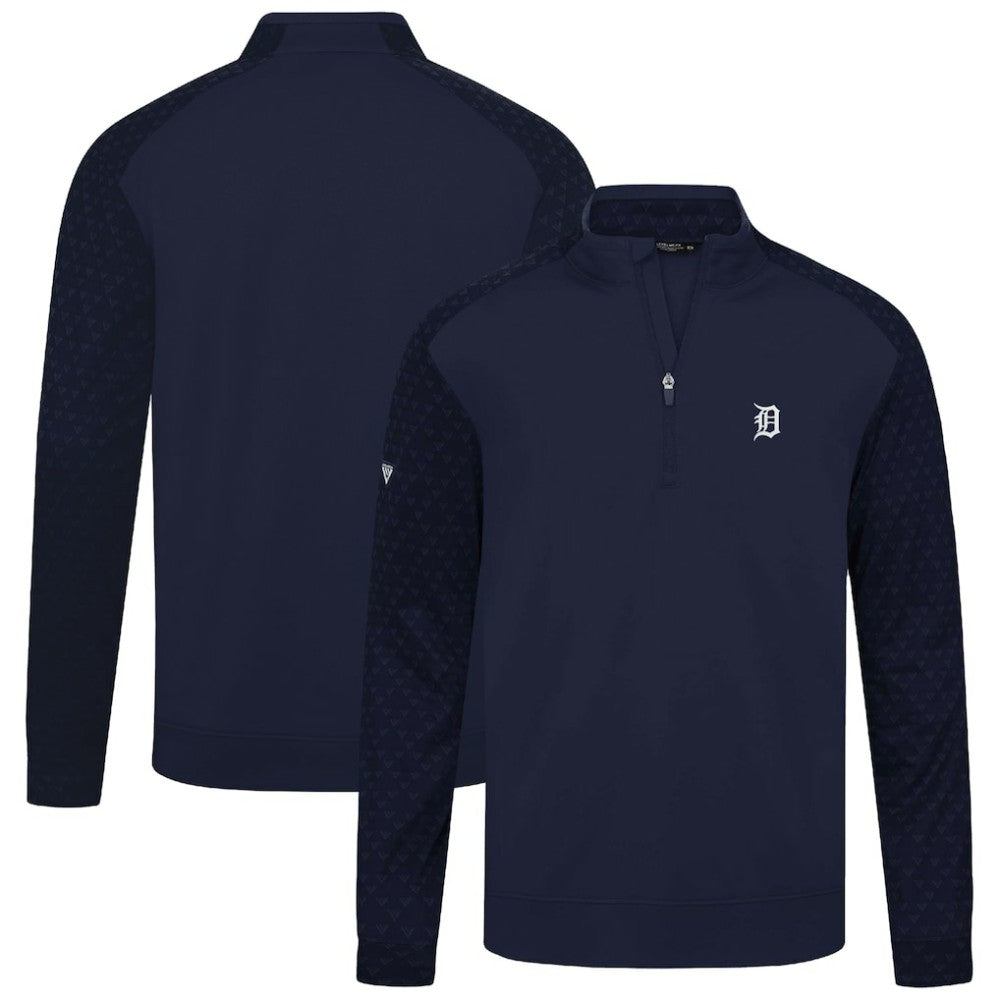 MLB Detroit Tigers Levelwear Aztec Insignia 2.0 Quarter-Zip Pullover Top