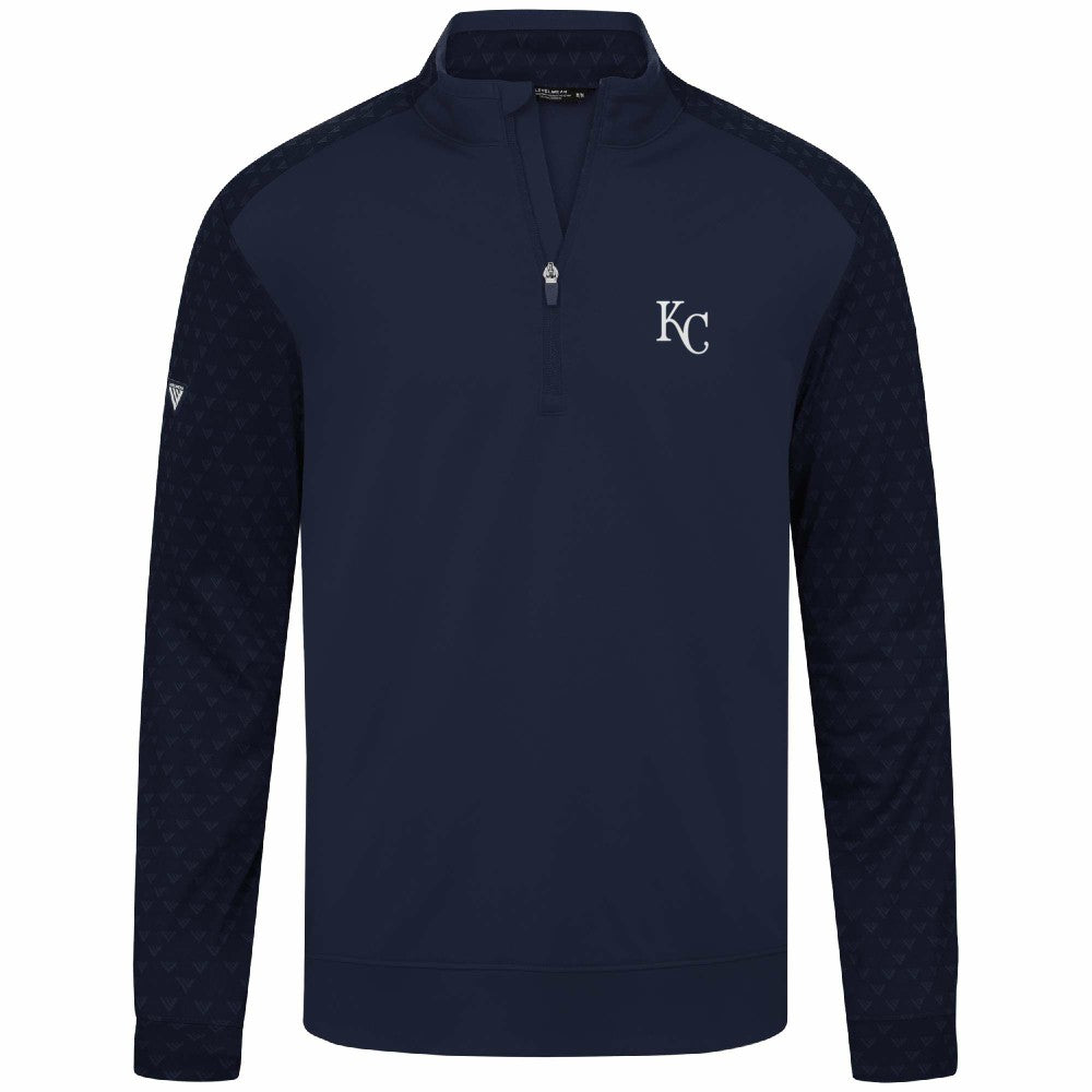 MLB Kansas City Royals Levelwear Aztec Insignia 2.0 Quarter-Zip Pullover Top