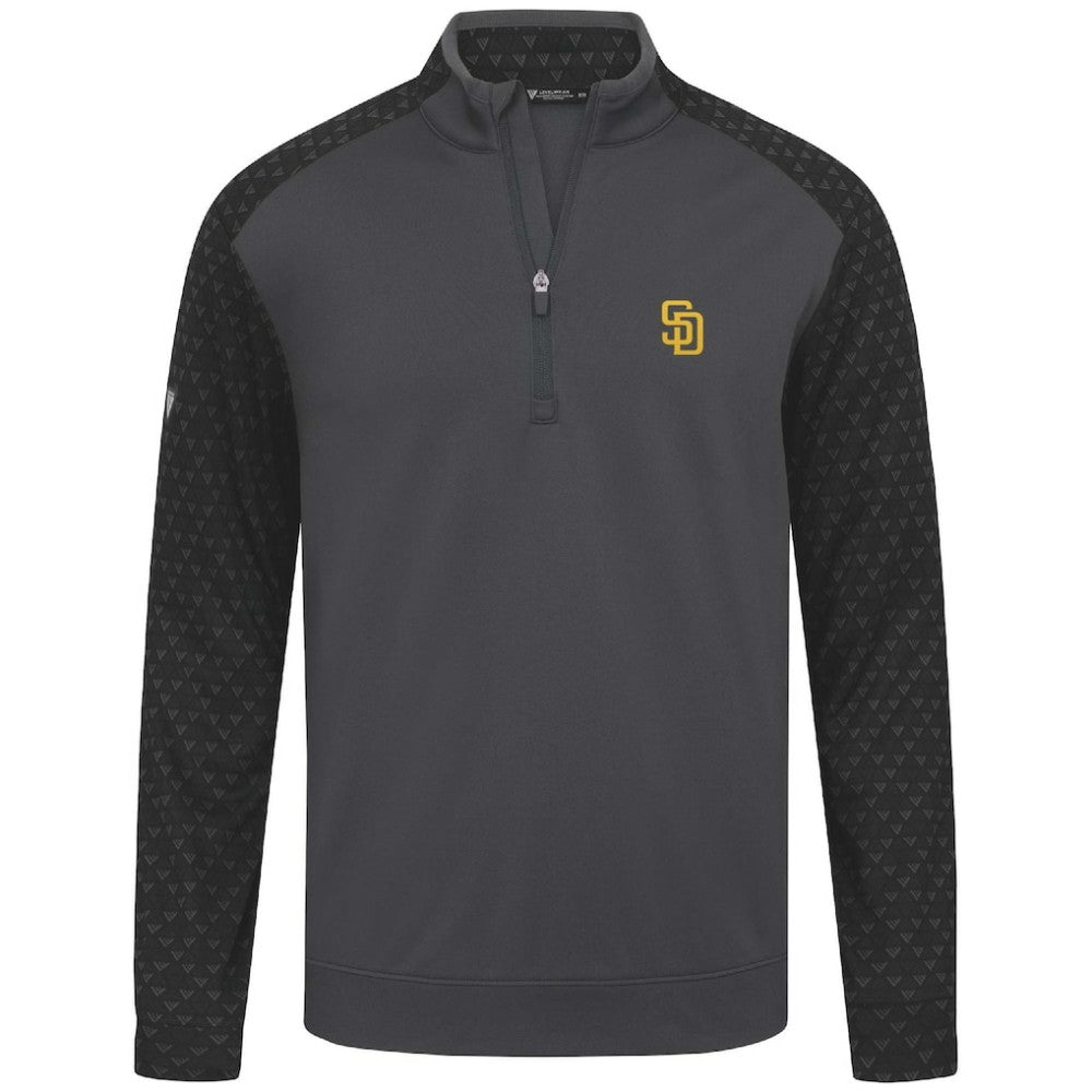 MLB San Diego Padres Levelwear Aztec Insignia 2.0 Quarter-Zip Pullover Top