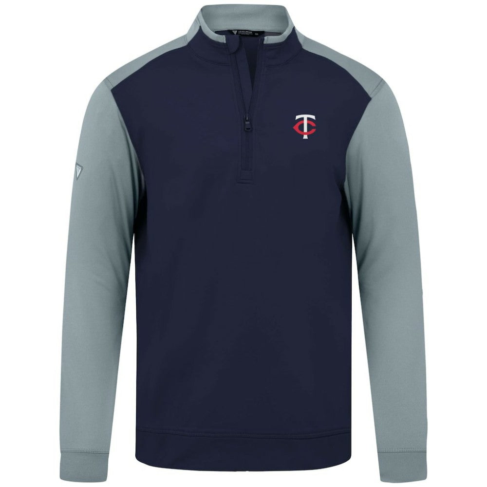 MLB Minnesota Twins Levelwear Insignia 2.0 Quarter-Zip Pullover Top