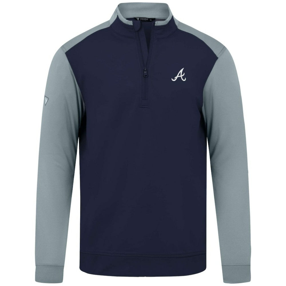 MLB Atlanta Braves Levelwear Insignia 2.0 Quarter-Zip Pullover Top