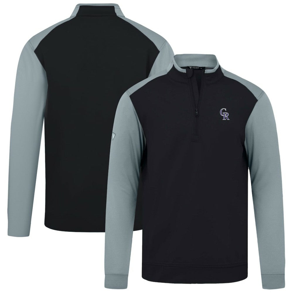 MLB Colorado Rockies Levelwear Insignia 2.0 Quarter-Zip Pullover Top