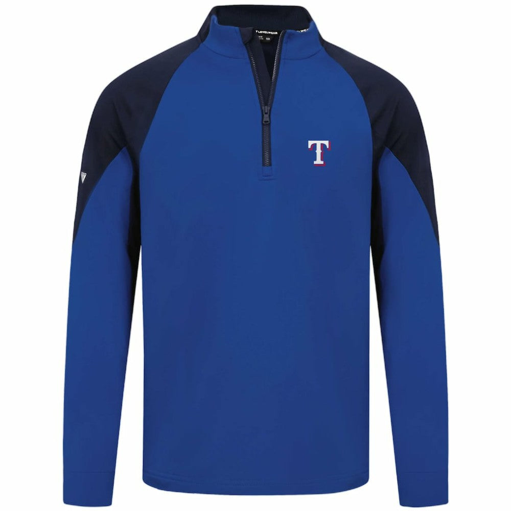MLB Texas Rangers Levelwear Cadet Insignia 2.0 Raglan Quarter-Zip Jacket
