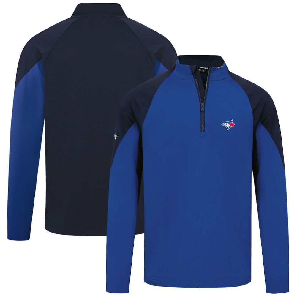 MLB Toronto Blue Jays Levelwear Cadet Insignia 2.0 Raglan Quarter-Zip Jacket