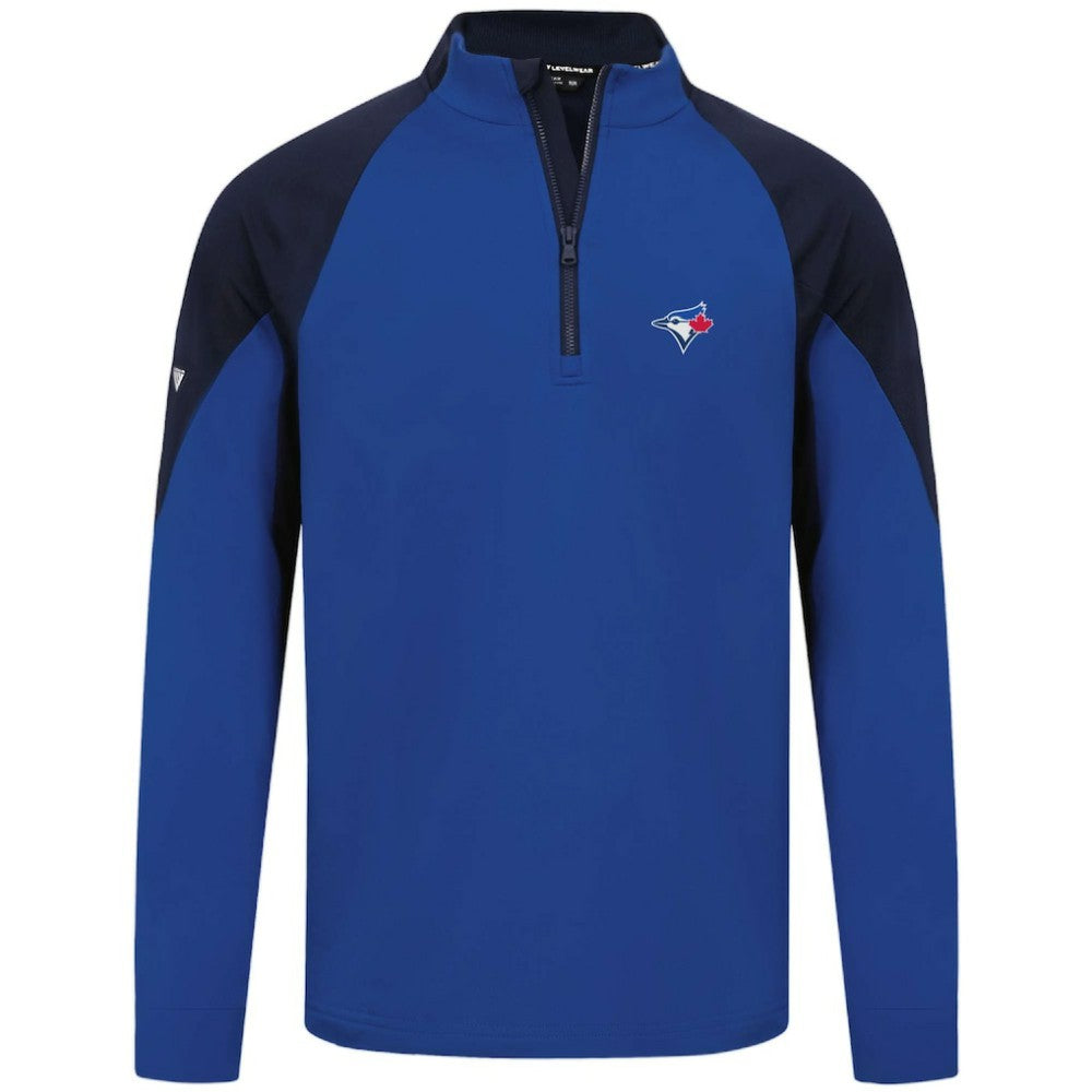 MLB Toronto Blue Jays Levelwear Cadet Insignia 2.0 Raglan Quarter-Zip Jacket