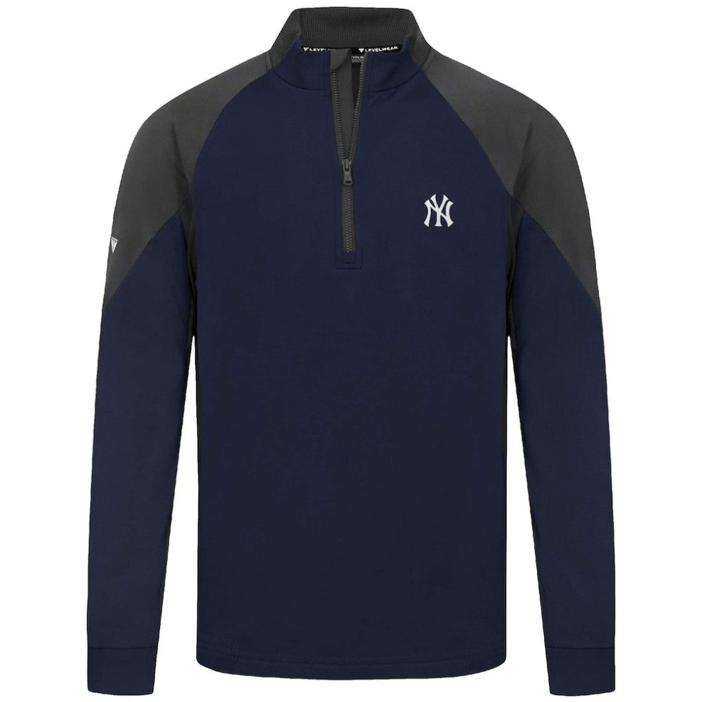 MLB New York Yankees Levelwear Cadet Insignia 2.0 Raglan Quarter-Zip Jacket