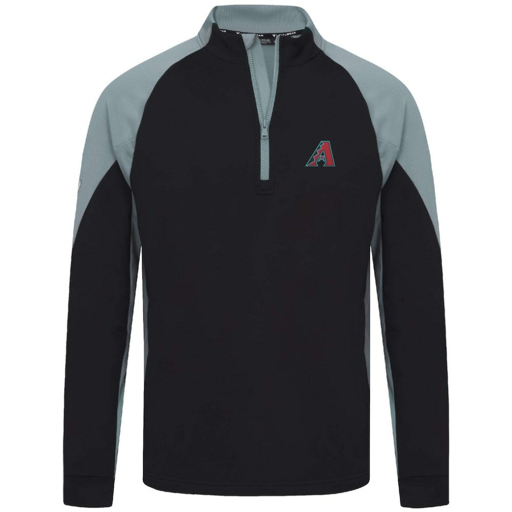 MLB Arizona Diamondbacks Levelwear Cadet Insignia 2.0 Raglan Quarter-Zip Jacket