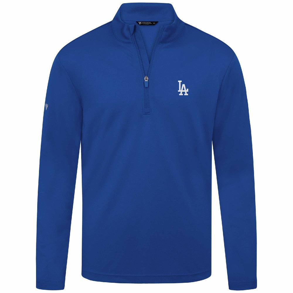 MLB Los Angeles Dodgers Levelwear Heron Insignia 2.0 Quarter-Zip Jacket