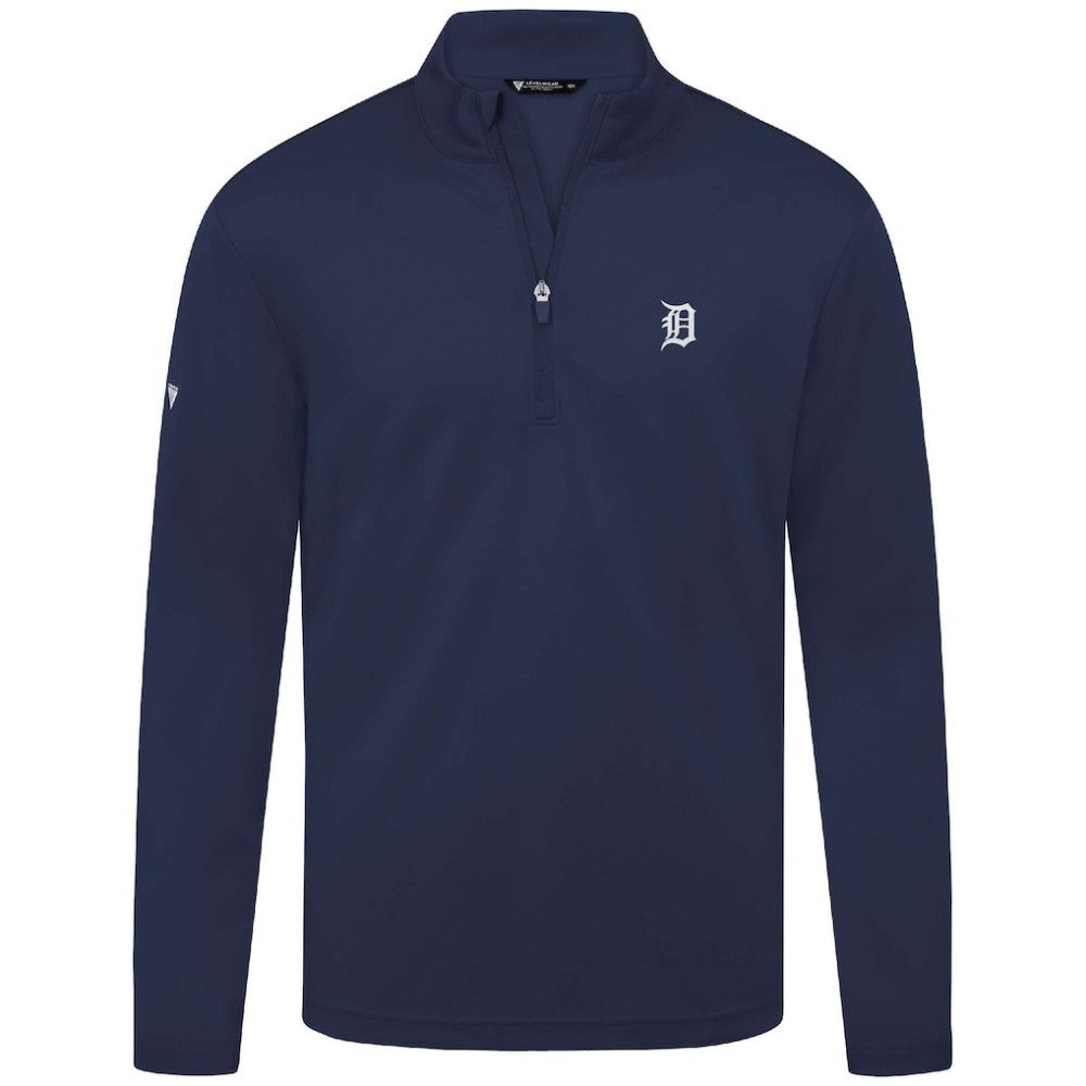 MLB Detroit Tigers Levelwear Heron Insignia 2.0 Quarter-Zip Jacket
