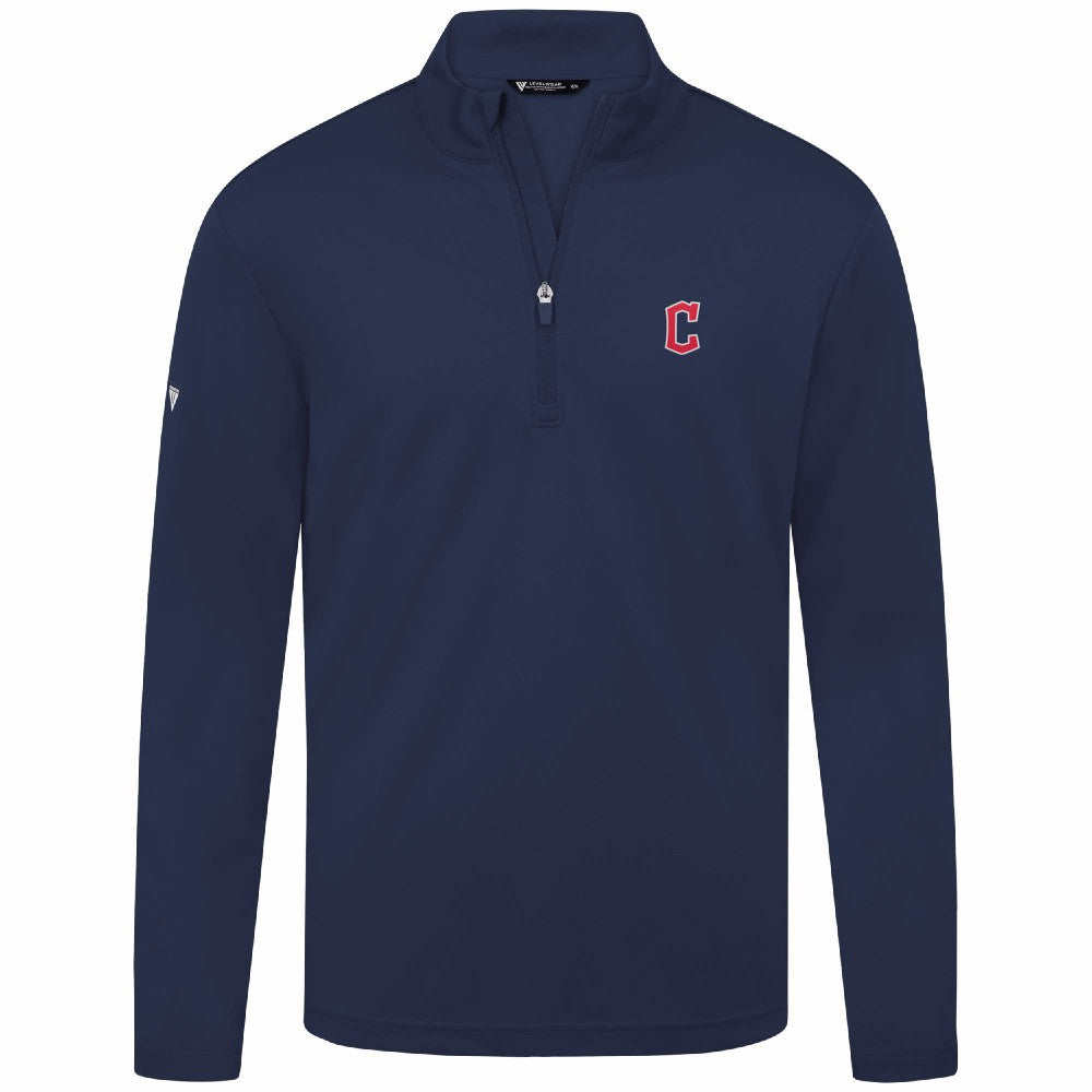 MLB Cleveland Guardians Levelwear Heron Insignia 2.0 Quarter-Zip Jacket