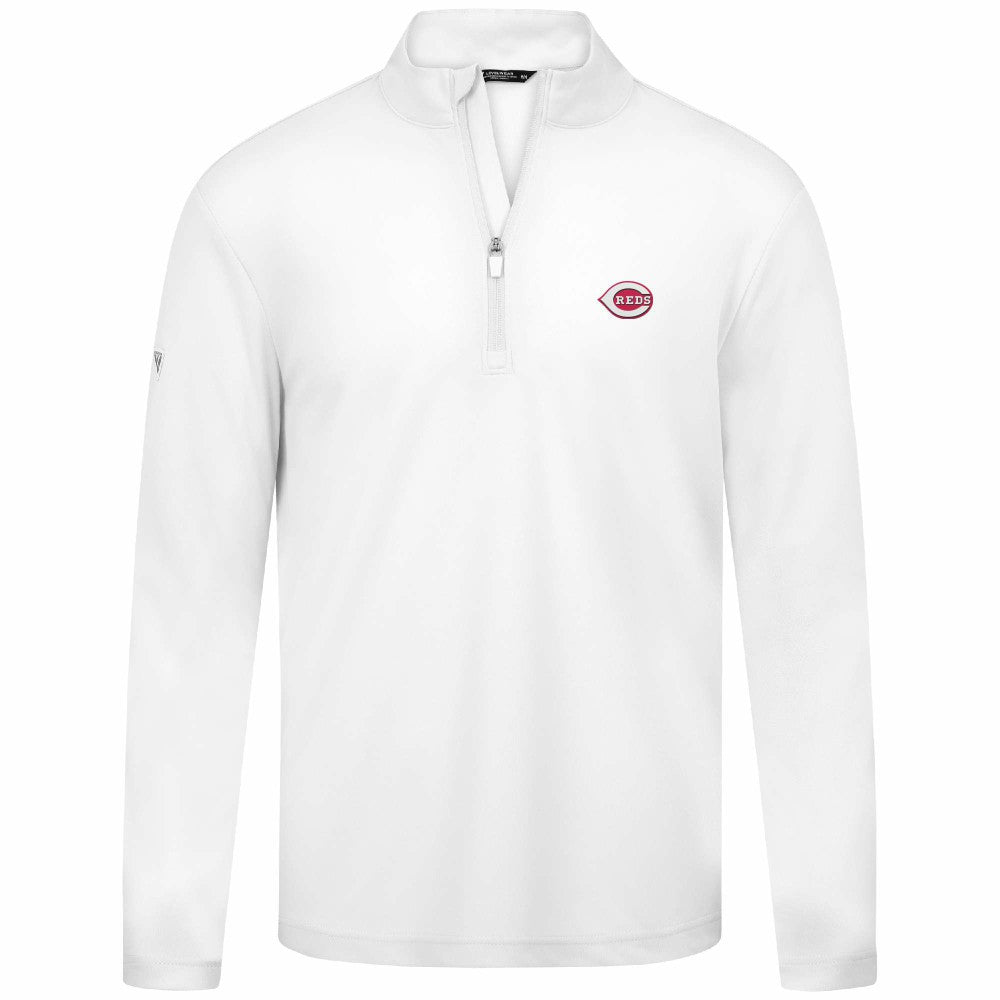MLB Cincinnati Reds Levelwear Heron Insignia 2.0 Quarter-Zip Jacket