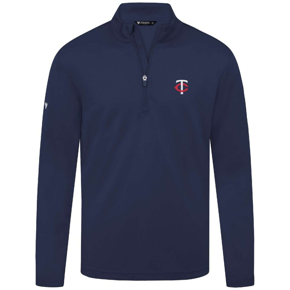MLB Minnesota Twins Levelwear Heron Insignia 2.0 Quarter-Zip Jacket