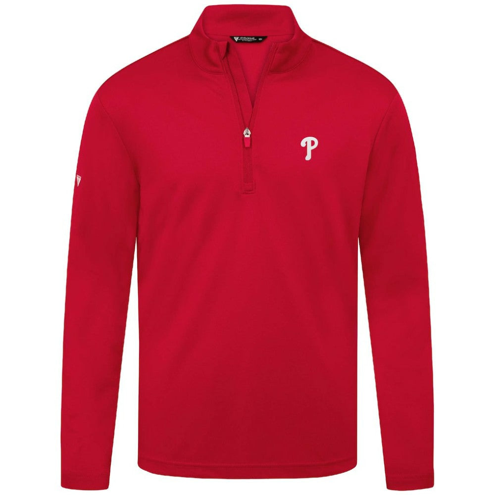 MLB Philadelphia Phillies Levelwear Heron Insignia 2.0 Quarter-Zip Jacket