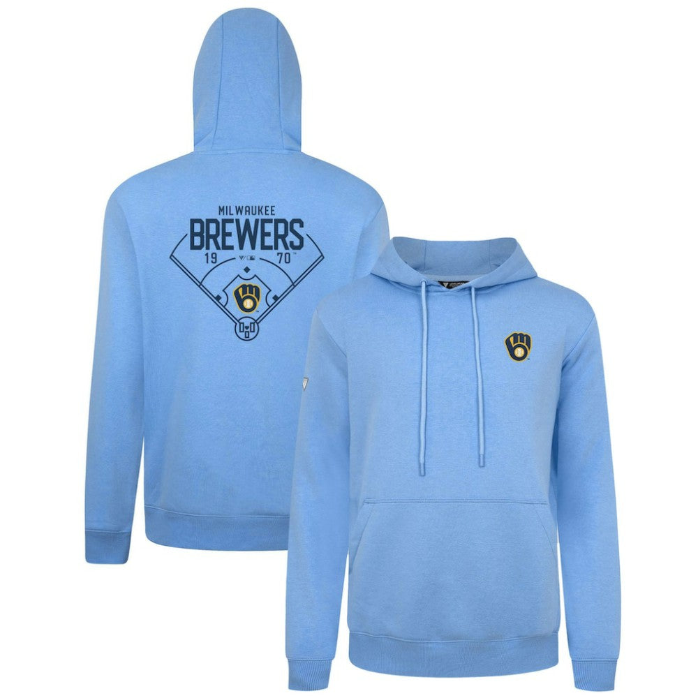 MLB Milwaukee Brewers Levelwear Podium Primary Pullover Hoodie