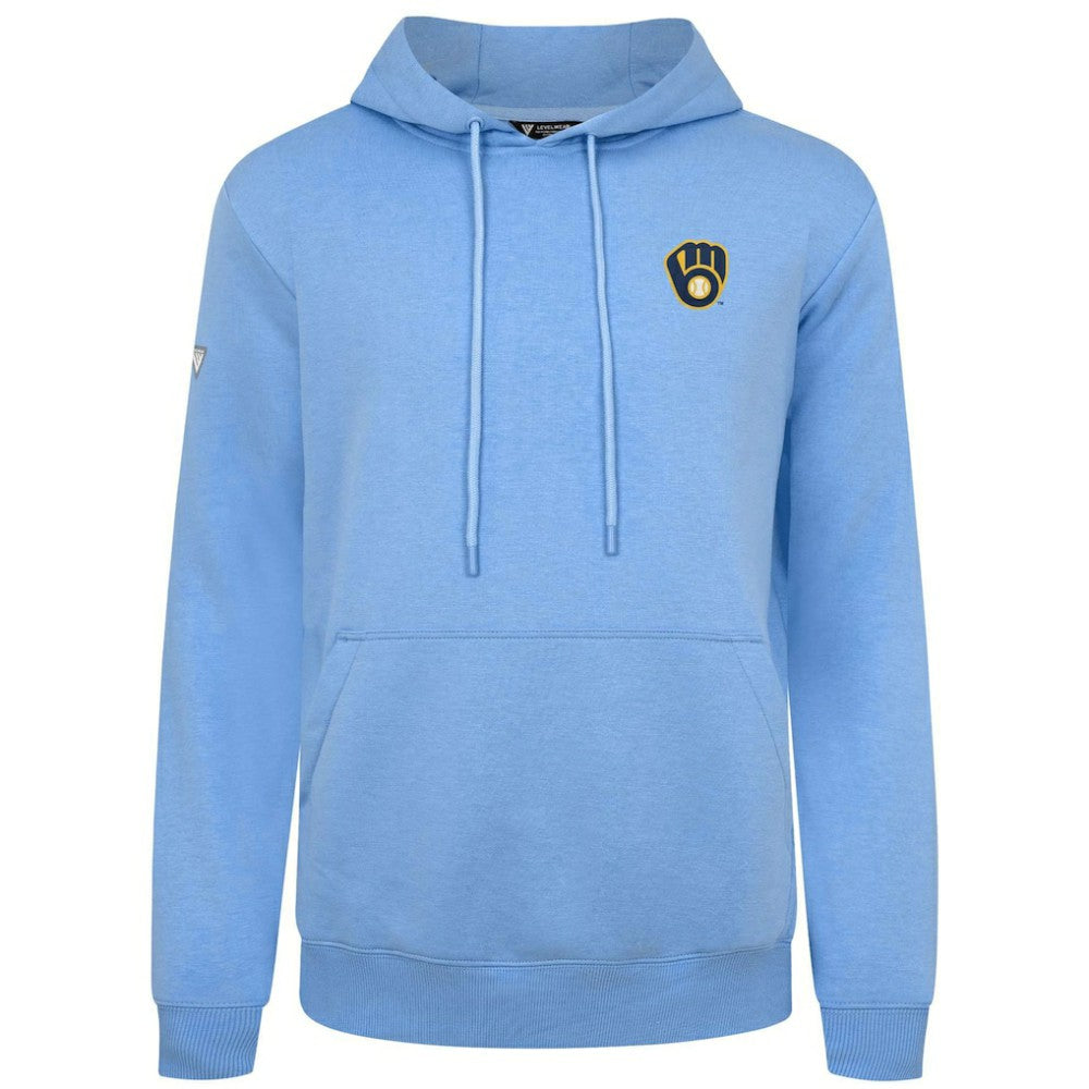 MLB Milwaukee Brewers Levelwear Podium Primary Pullover Hoodie