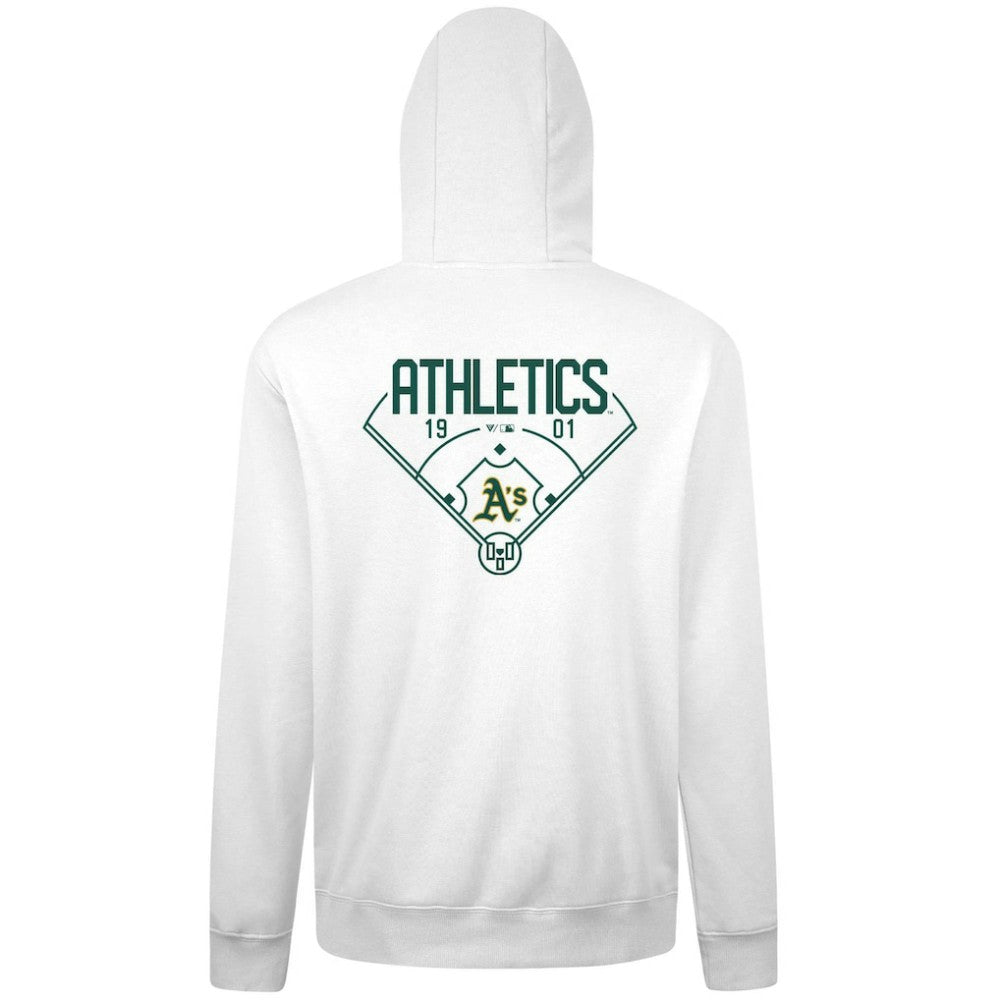 MLB Athletics Levelwear Podium Primary Pullover Hoodie