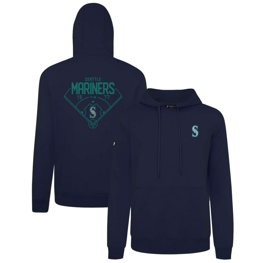 MLB Seattle Mariners Levelwear Podium Primary Pullover Hoodie