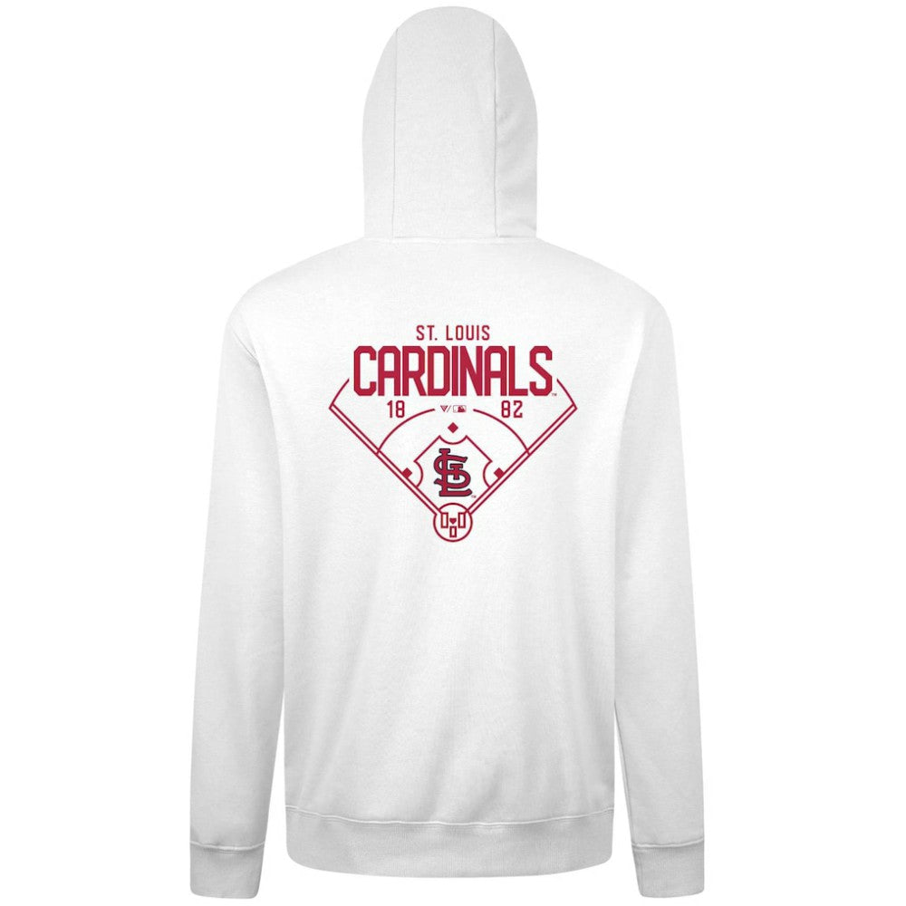 MLB St. Louis Cardinals Levelwear Podium Primary Pullover Hoodie