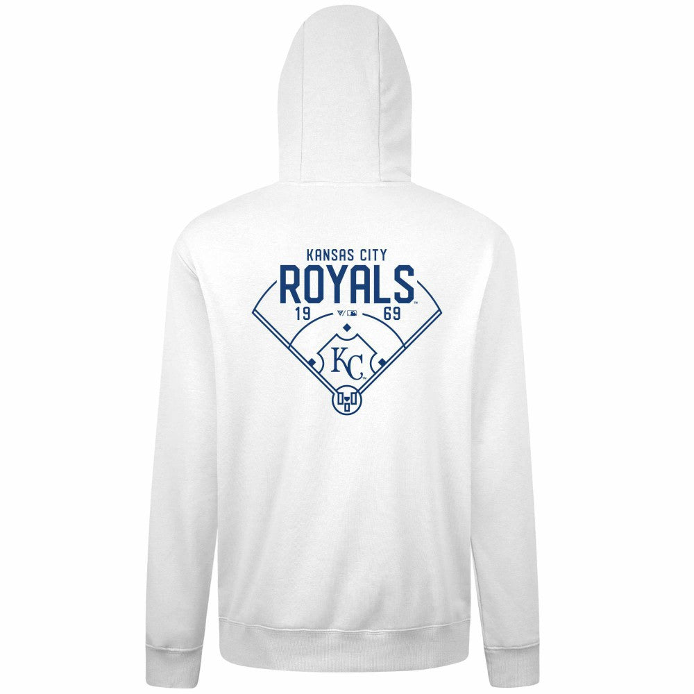 MLB Kansas City Royals Levelwear Podium Primary Pullover Hoodie