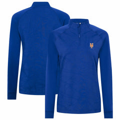 MLB New York Mets Levelwear Women's Amethyst Insignia 2.0 Quarter-Zip Jacket