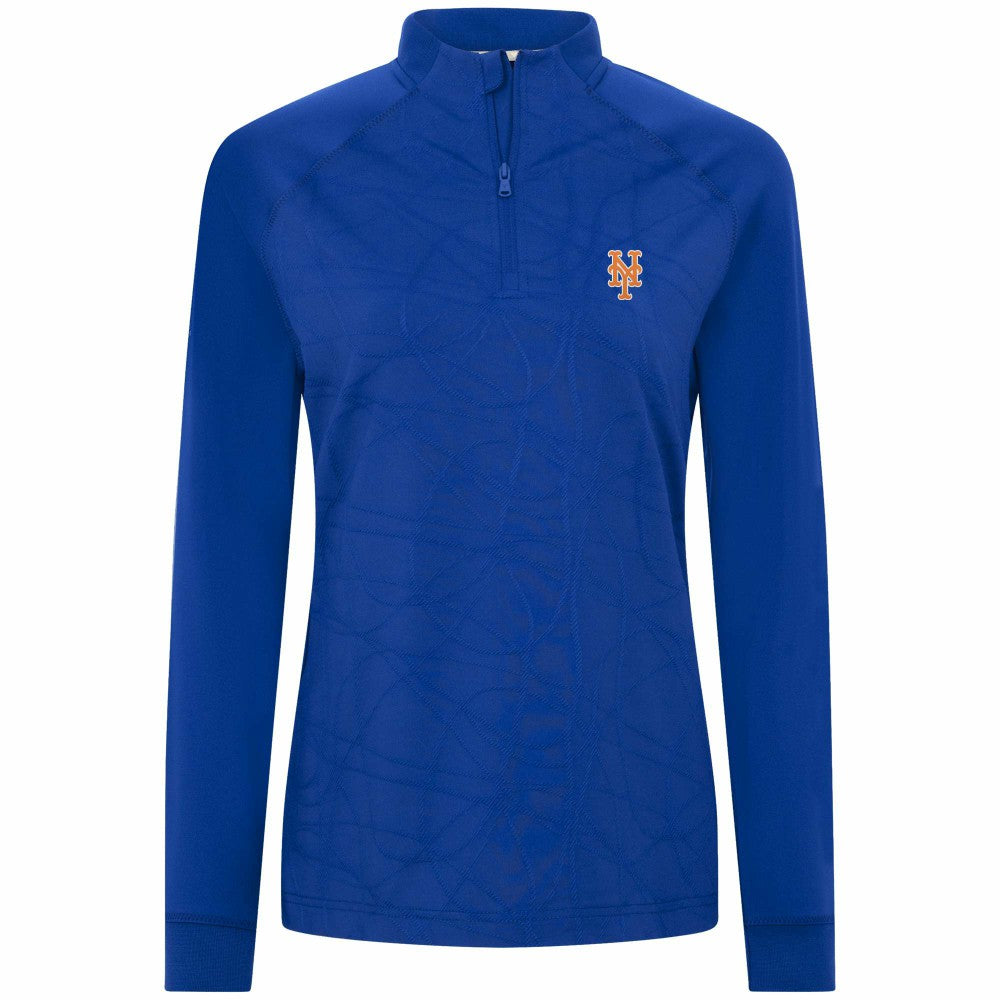 MLB New York Mets Levelwear Women's Amethyst Insignia 2.0 Quarter-Zip Jacket