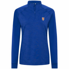 MLB New York Mets Levelwear Women's Amethyst Insignia 2.0 Quarter-Zip Jacket