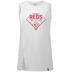 MLB Cincinnati Reds Levelwear Women's Influx Home Field Tank Top