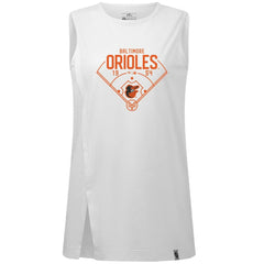 MLB Baltimore Orioles Levelwear Women's Influx Home Field Tank Top