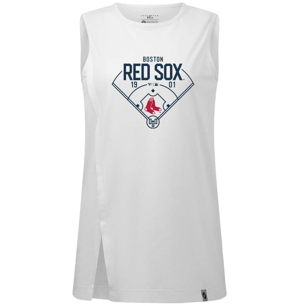 MLB Boston Red Sox Levelwear Women's Influx Home Field Tank Top