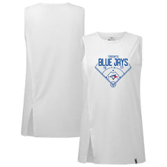 MLB Toronto Blue Jays Levelwear Women's Influx Home Field Tank Top