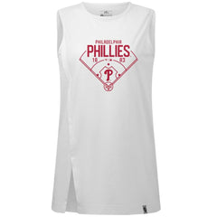 MLB Philadelphia Phillies Levelwear Women's Influx Home Field Tank Top