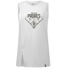 MLB San Diego Padres Levelwear Women's Influx Home Field Tank Top