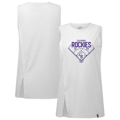 MLB Colorado Rockies Levelwear Women's Influx Home Field Tank Top