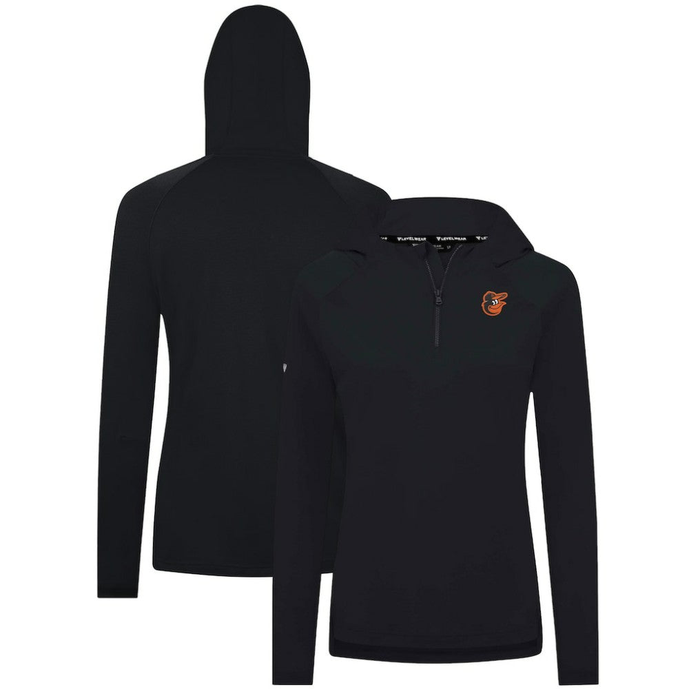 MLB Baltimore Orioles Levelwear Women's Raven Insignia 2.0 Quarter-Zip Jacket