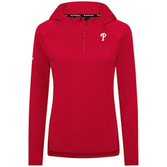 MLB Philadelphia Phillies Levelwear Women's Raven Insignia 2.0 Quarter-Zip Jacket