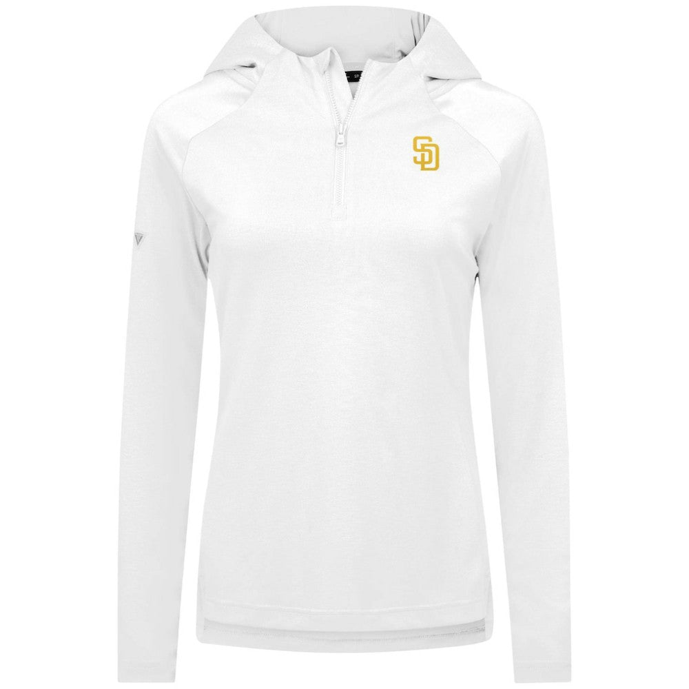 MLB San Diego Padres Levelwear Women's Raven Insignia 2.0 Quarter-Zip Jacket