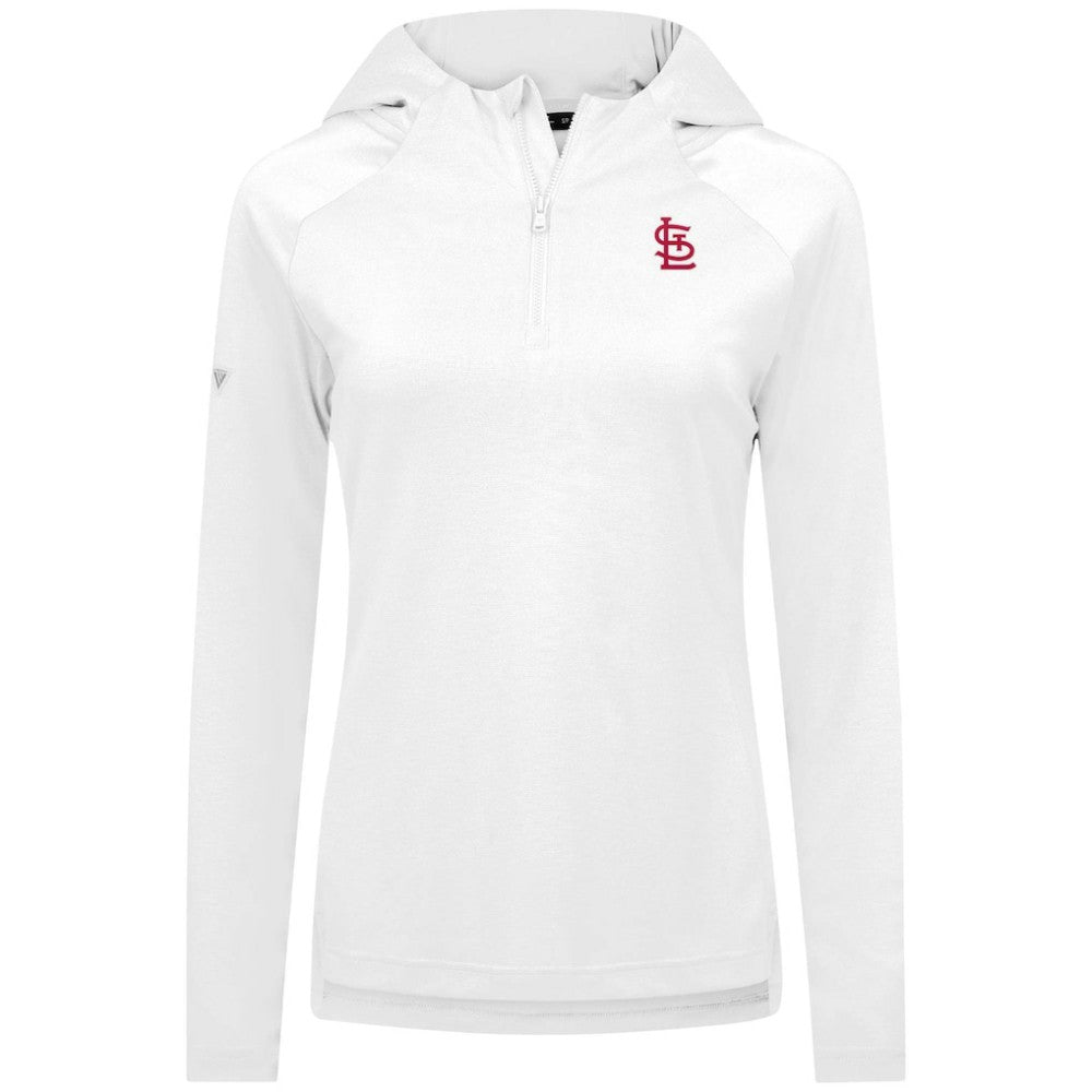 MLB St. Louis Cardinals Levelwear Women's Raven Insignia 2.0 Quarter-Zip Jacket