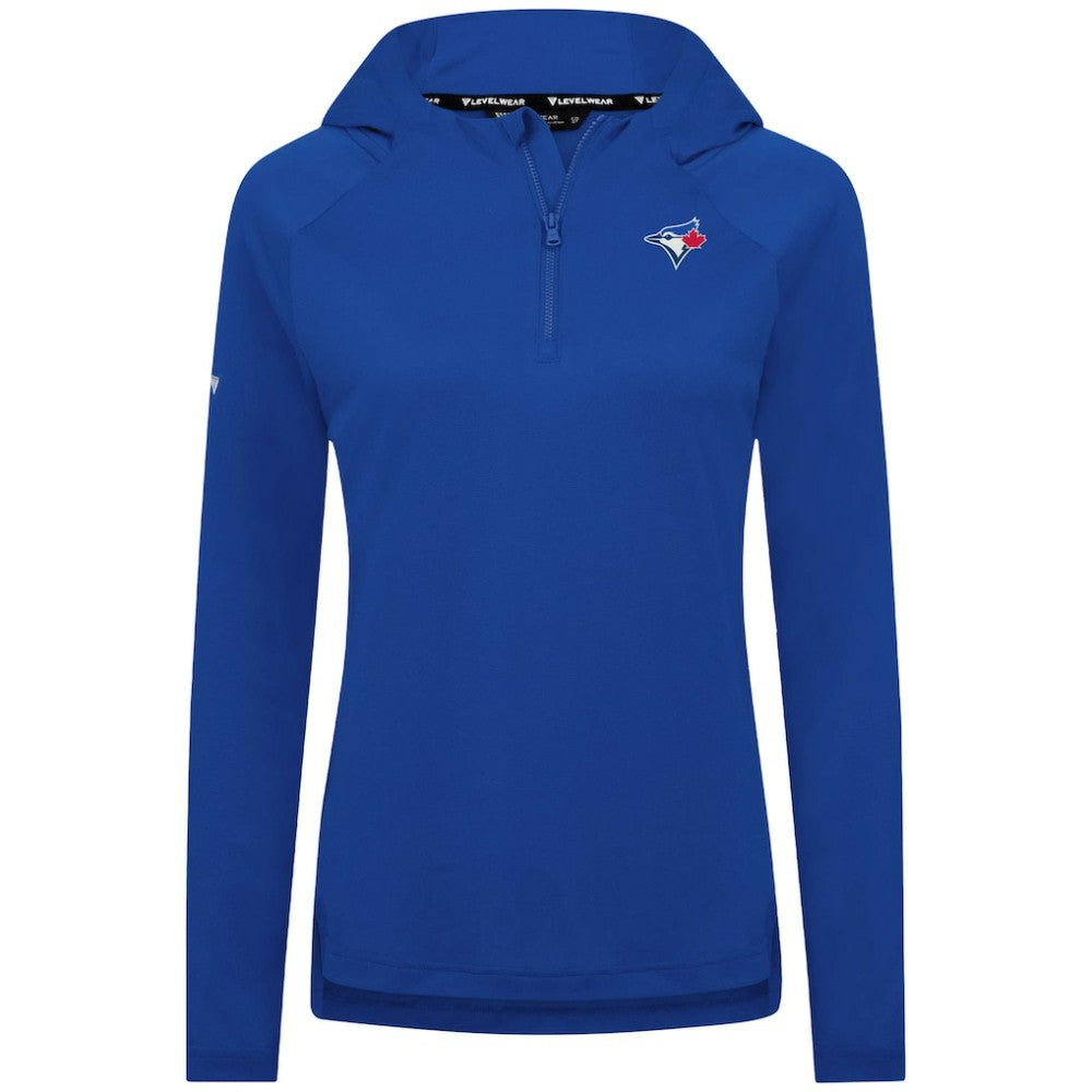 MLB Toronto Blue Jays Levelwear Women's Raven Insignia 2.0 Quarter-Zip Jacket