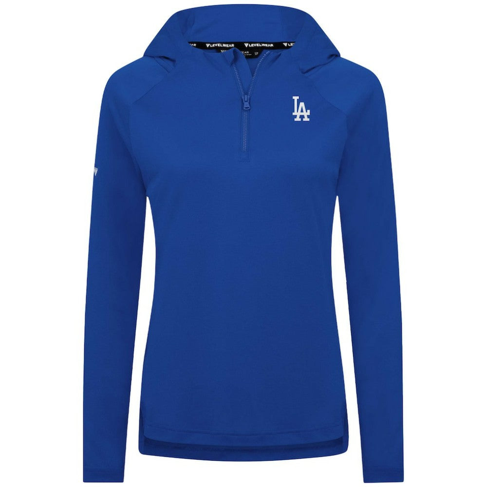 MLB Los Angeles Dodgers Levelwear Women's Raven Insignia 2.0 Quarter-Zip Jacket
