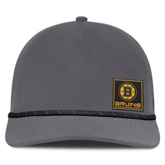 NHL Gray Boston Bruins Fanatics Captain Rope Adjustable Hat