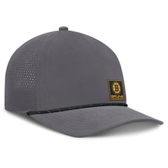 NHL Gray Boston Bruins Fanatics Captain Rope Adjustable Hat