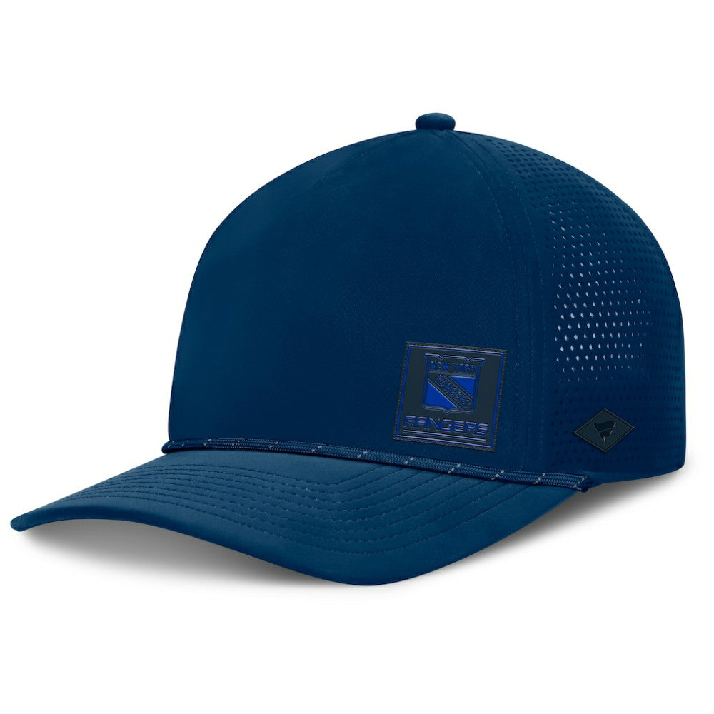 NHL Blue New York Rangers Fanatics Captain Rope Adjustable Hat
