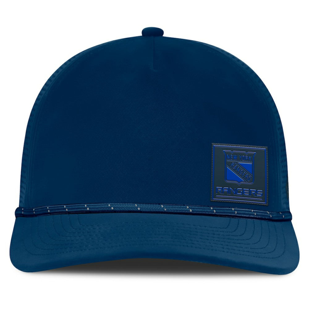 NHL Blue New York Rangers Fanatics Captain Rope Adjustable Hat