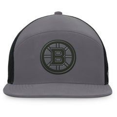 NHL Charcoal Boston Bruins Fanatics Fairweather Adjustable Hat